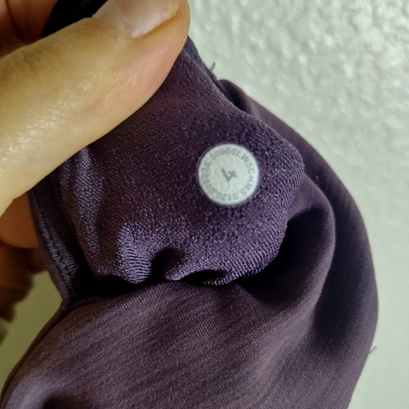 Lululemon Power Within Super High-Rise Pant 28" Heathered Black Currant Sz 4 - Picture 7 of 7